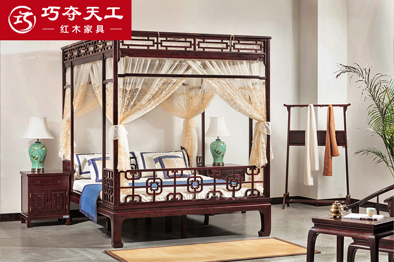 門(mén)圍子架子床